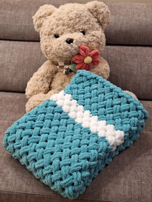 Бебешки плетени одеяла/пелени