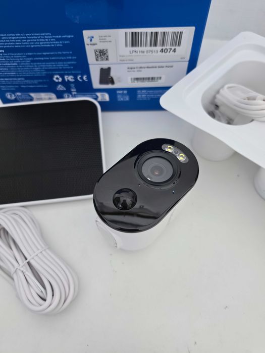 Camera supraveghere wireless IP WiFi cu panou solar Reolink Argus 3 Ultra B350+SOLAR 4K