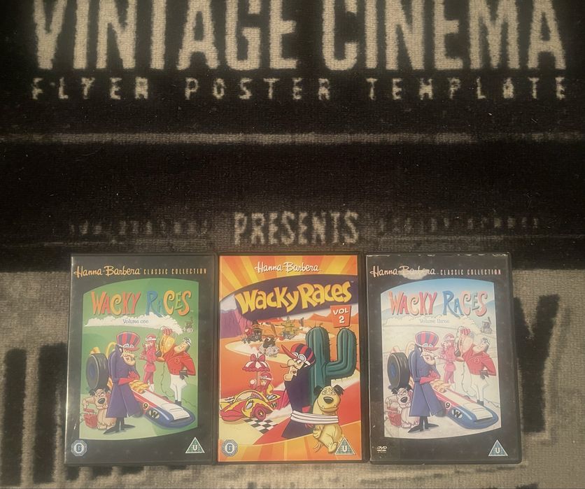 Desene animate WACKY RACES Trilogy 1-3 Complete Collection  DVD