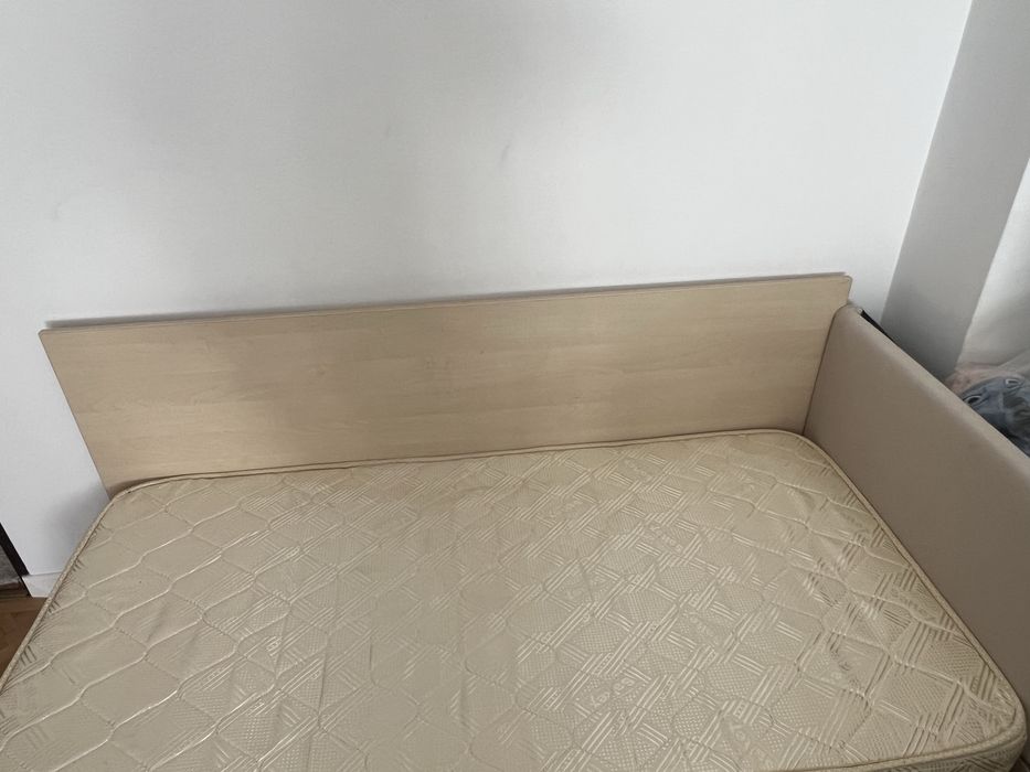 Pat copil cu saltea si protectie laterala