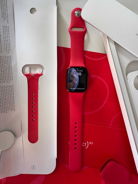 Apple Watch Series 8 Red 100% Battery