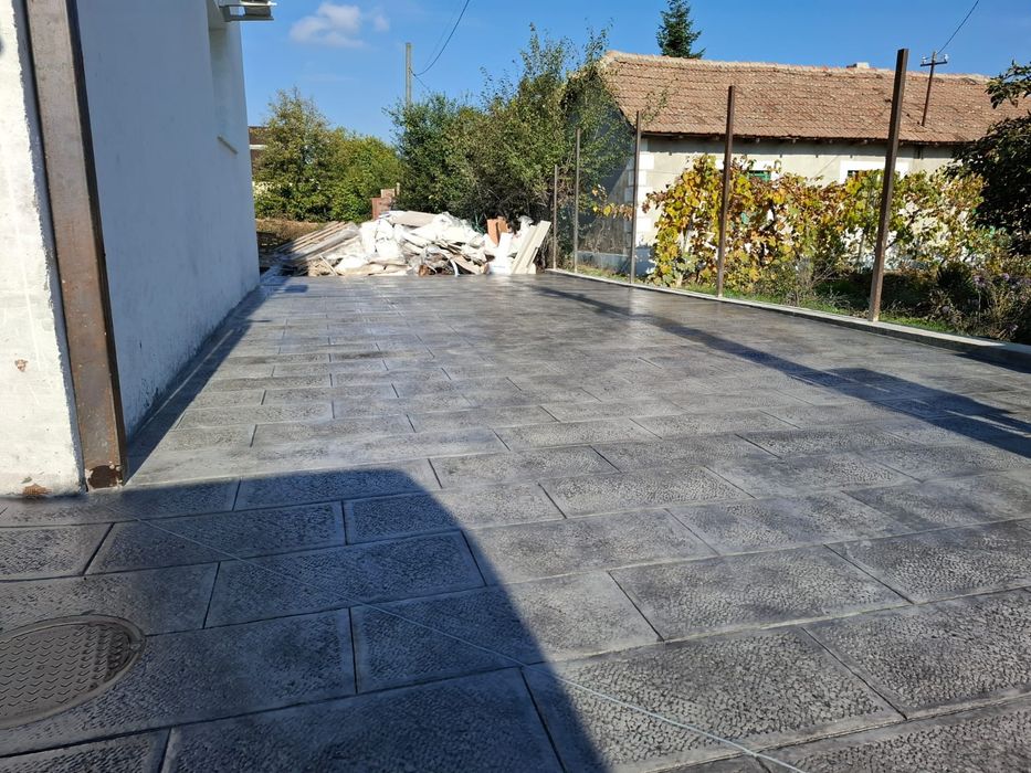 Beton elicopterizat și amprentat