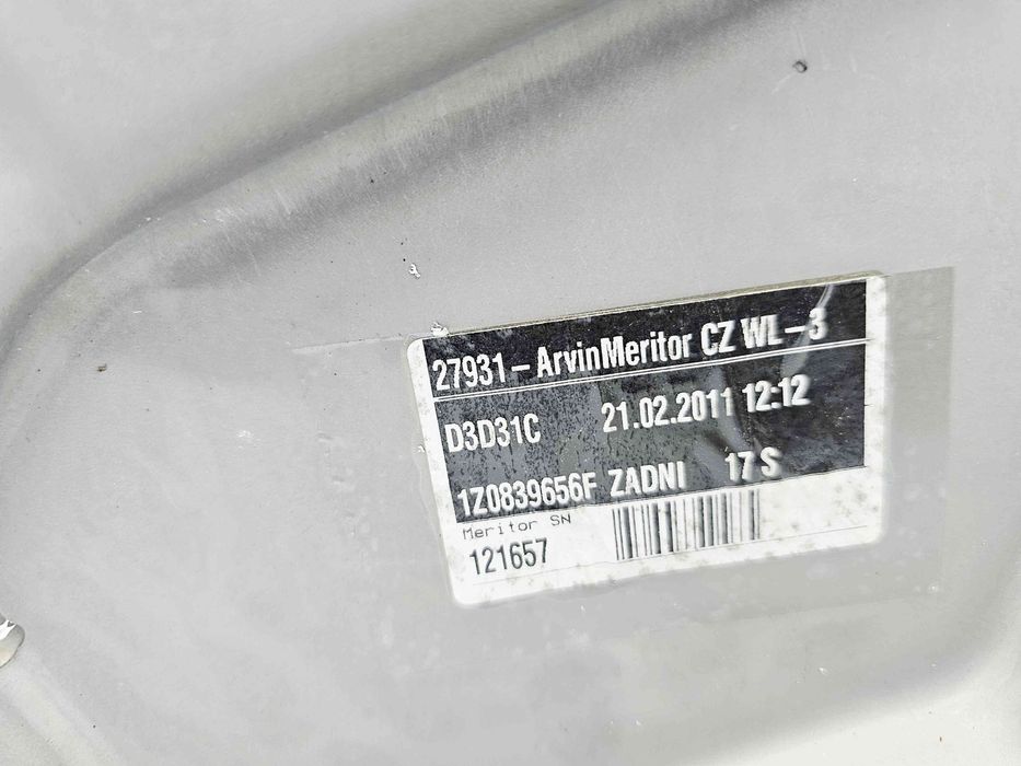 Macara electrica geam dreapta spate Opel Movano B F3500 (L2 H2) [Fabr