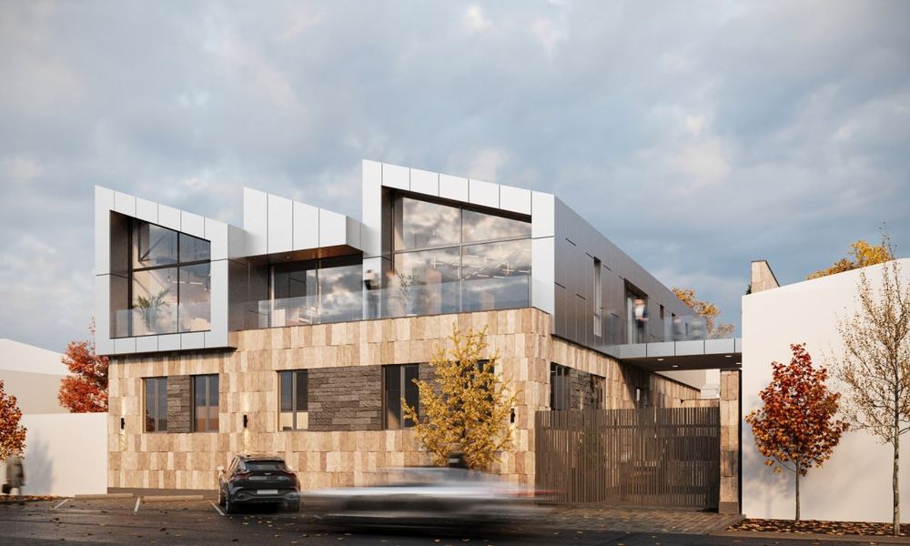 Фасадные Панели из Металла. (Базальт)