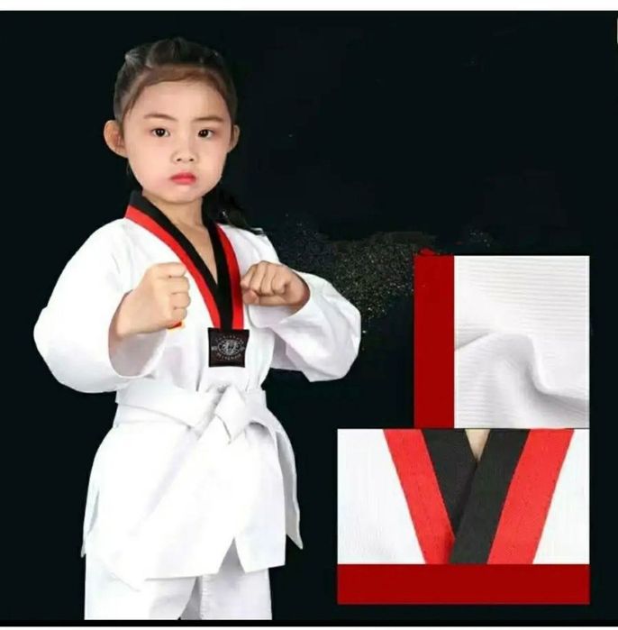 Продам кимоно, защиту и шлем для таеквон-до