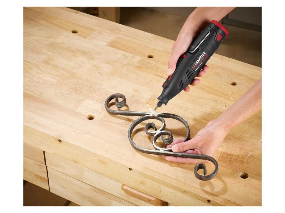 5г.ГАРАНЦИЯ Акумулаторна прецизна бормашина/шлайфмашина  Parkside 12 B