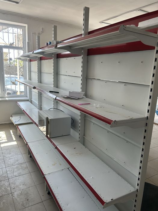 Стеллаж металлически торговый полка стеллаж для магазина