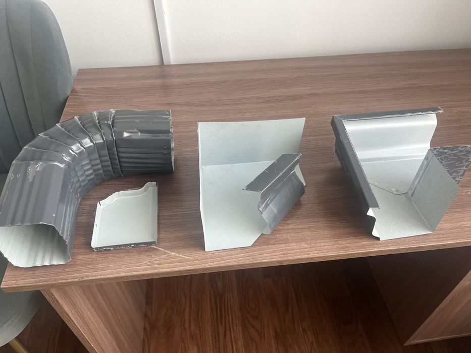 Водосточная система прямоугольного сечения. Водосточка, водомток