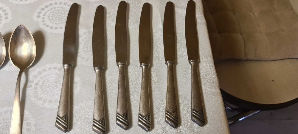 Set tacamuri placate cu argint