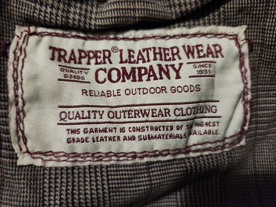 Оригинално кожено яке Traper wear номер 50.