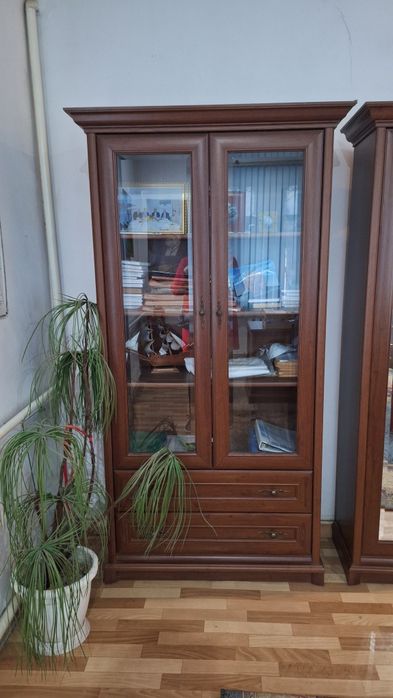 Шкаф витрина 2х дверный