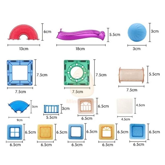 Конструктор магнитный Город