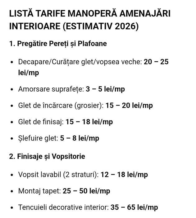Renovări case și apartamente