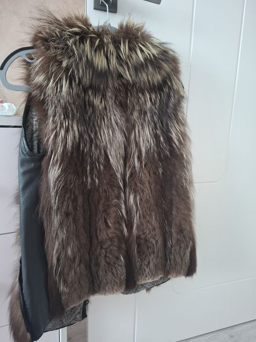 Vesta de blana naturala