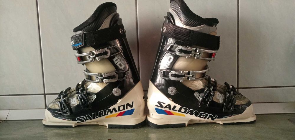 clapari Salomon race marime mondo 27-27.5 + husa transport salomon