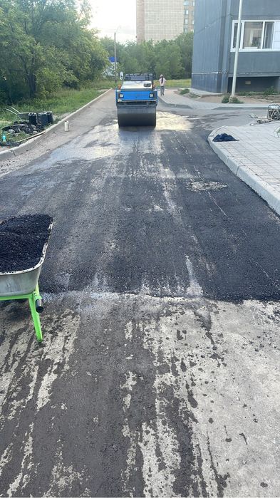 Делаем асфалт блогустройство