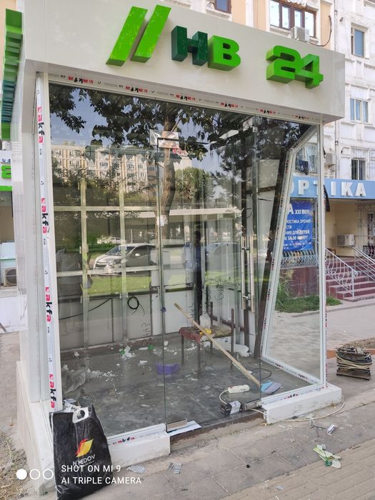 Изготовление стеклянные двери