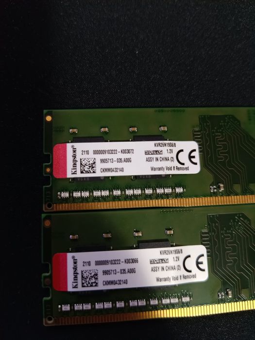 Memorie RAM PC Kingston 16GB 2x8GB DDR4 2666 Mhz CL19 KIT CA NOI