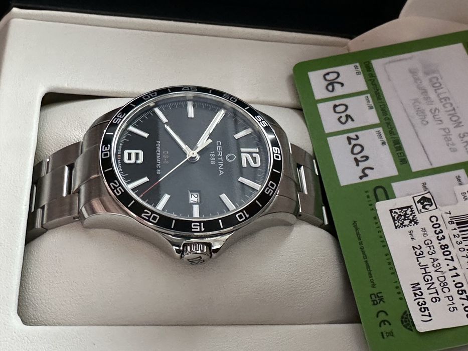 Vand ceas Certina DS 8 Powermatic 80, 41mm, in garantie!