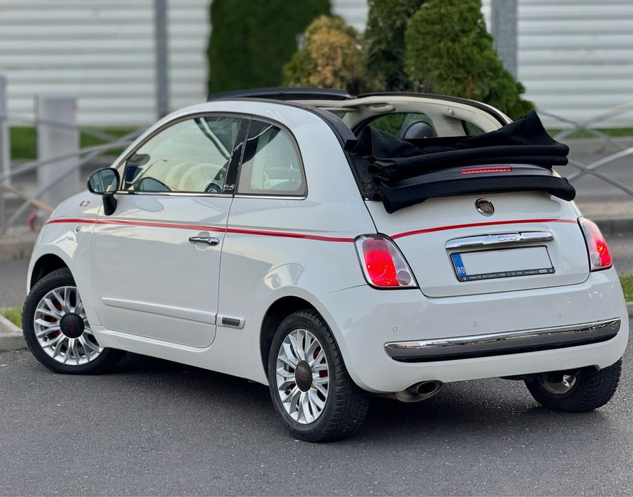 Fiat 500 Cabrio •2011•Diesel 1.3•E5// Navi,Xenon,Senzori//Inmatriculat