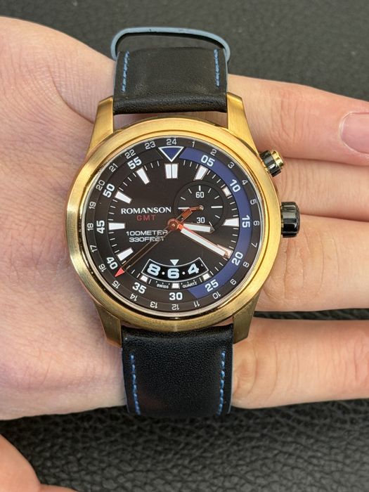 Продам оригинальные часы Romanson GMT