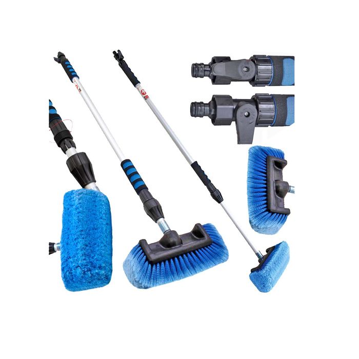 Perie telescopica pentru curatat, spalat auto, maner 95 - 156 cm,