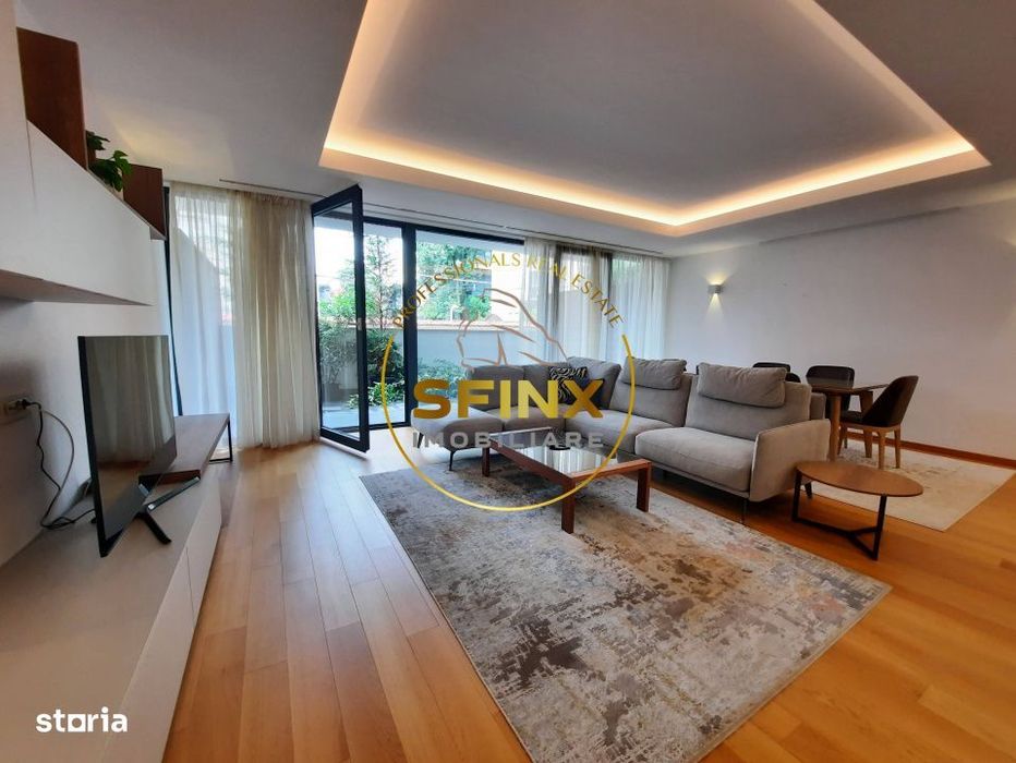 Primaverii, ground floor, fully furnished, very large terraces