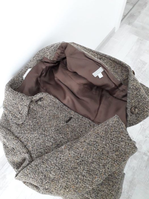 Palton dama, din lana, model elegant, STEFANEL