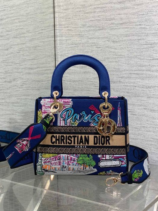 Geanta Christian Dior Lady Jacquard
