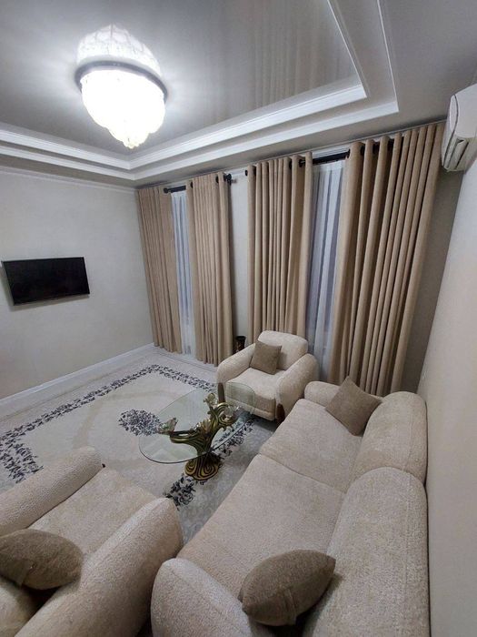 Аренда 2х комнатная 49м² в хорошем состоянии с мебелью Яккасарай