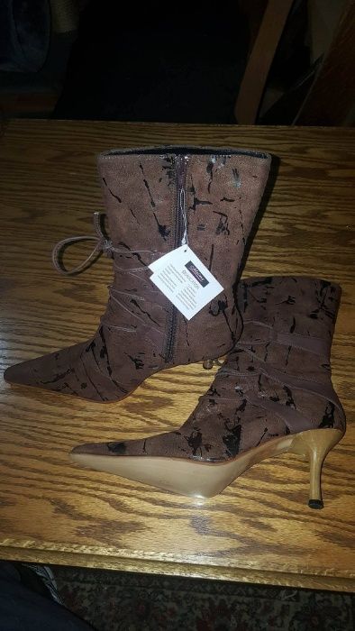 cizme western cu toc