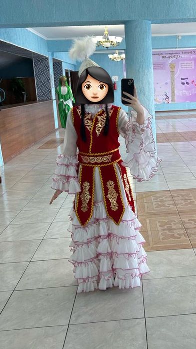 Казахский национальный костюм(жилетка и пояс)