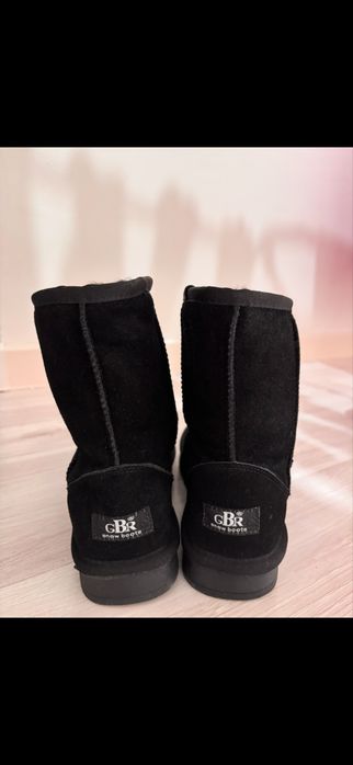 Угги натуральный мех замша