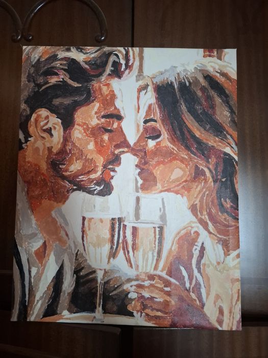 Картина рисувана по номера