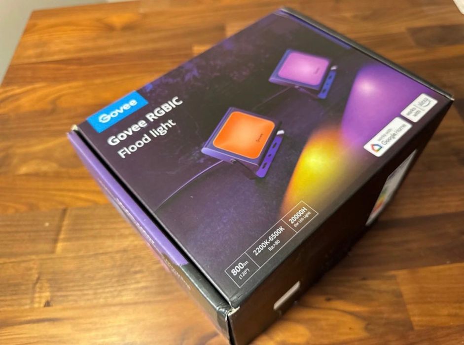 Lumini smart Govee RGBIC Flood Lights 2-pack (nefolosit)