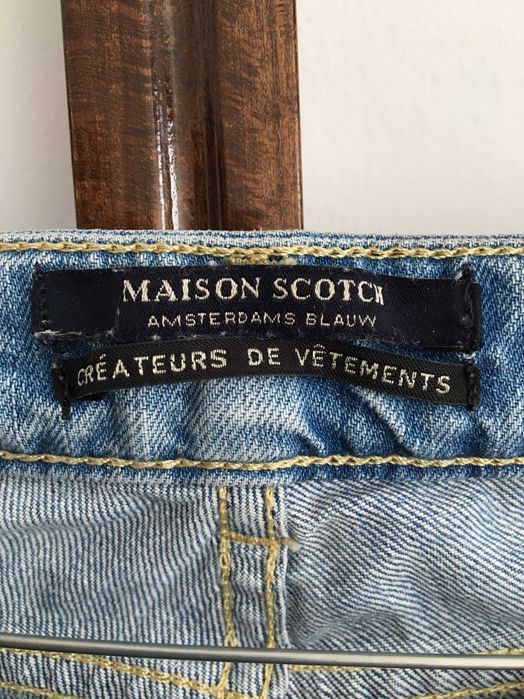 Дамски дънки,  MAISON SCOTCH,  цвят бледо син ,  модел   леко SLIM