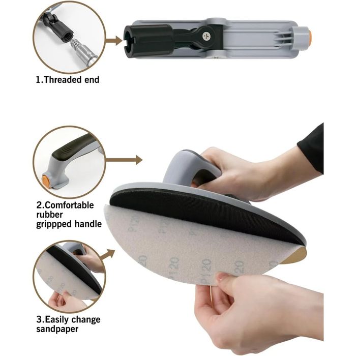 Комплект за ръчно шлайфане Rollingdog SURFEX от 9 части 90155