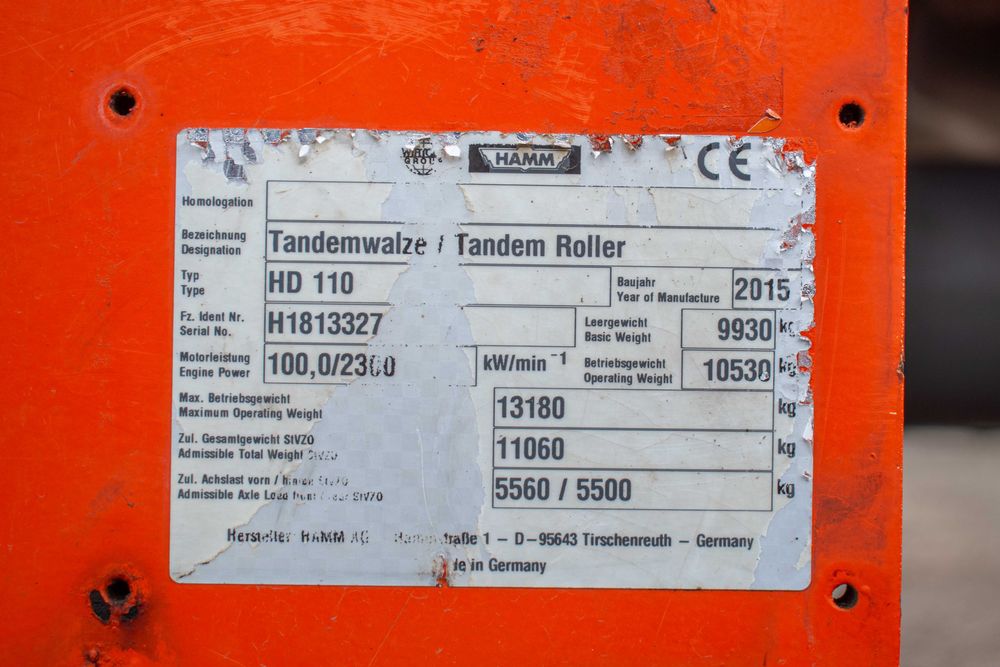 Cilindru Compactor Lis Hamm HD110 SH - STOC