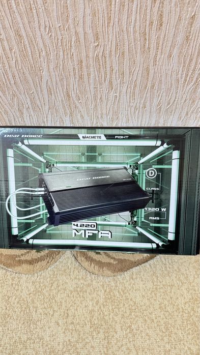 Продам усилитель deaf bonce Machete Fight 4.220wat
