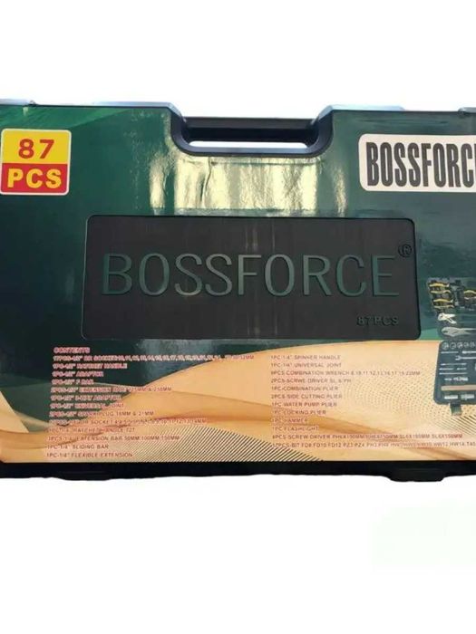 BOSSFORCE / Набор инструментов 87 предмета