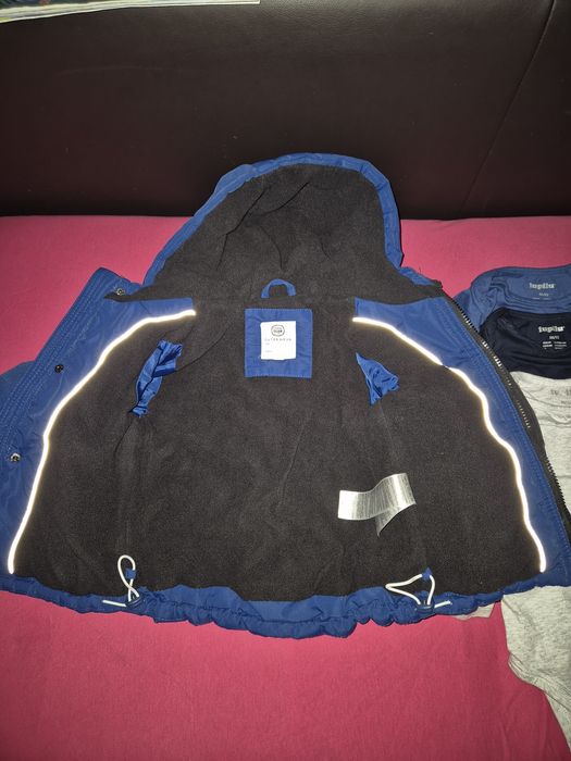 Geacă groasă şi set de 3 body-uri mărimea 86