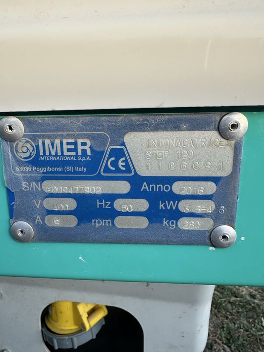 Masina de tencuit IMER Step 120