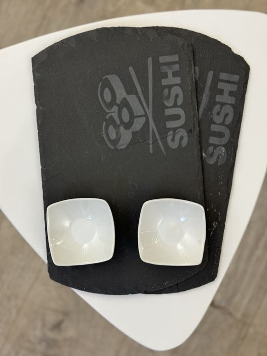 Set servire Sushi Komo, piatra, 30×18 cm