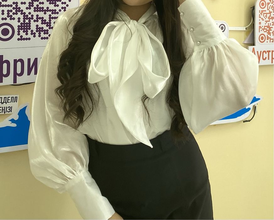 Блузка белая для выпускного