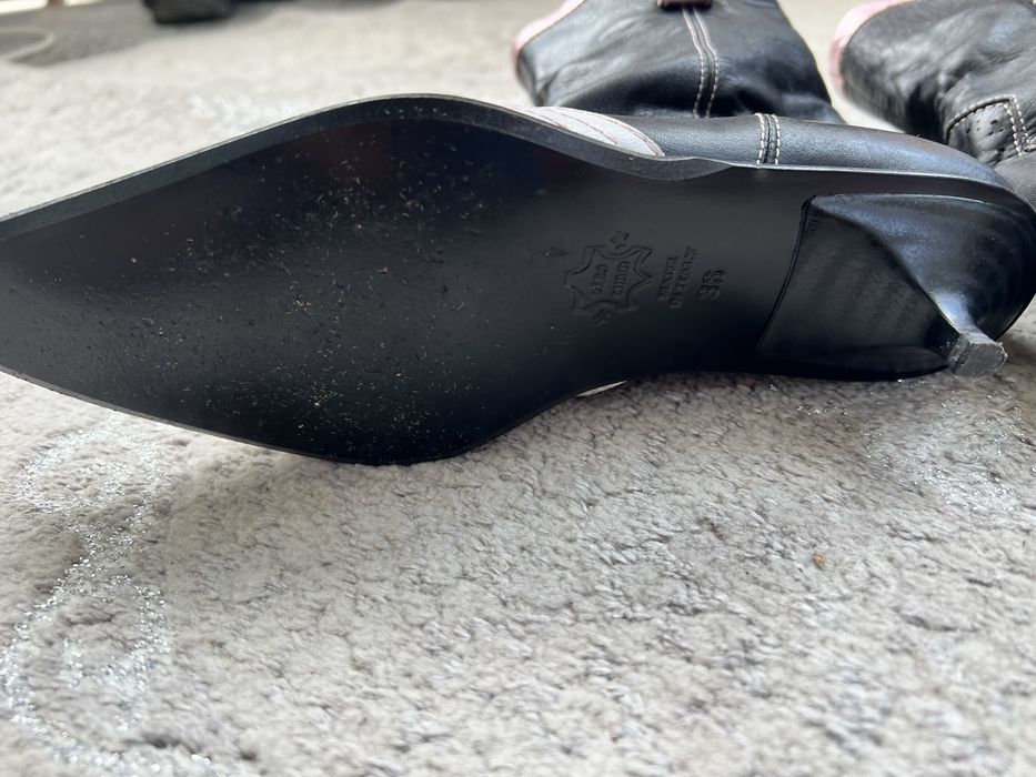 Дамско ботуши естествена кожа.