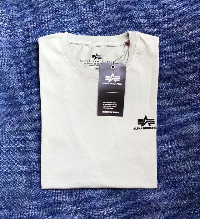 Alpha Industries Small Logo Basic T-Shirt ОРИГИНАЛНИ тениски M/L/XL