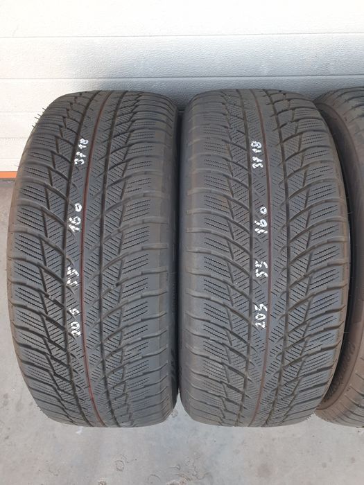 Зимни гуми 4 броя BRIDGESTONE DriverGuardWinter 205 55 R16 дот 3718