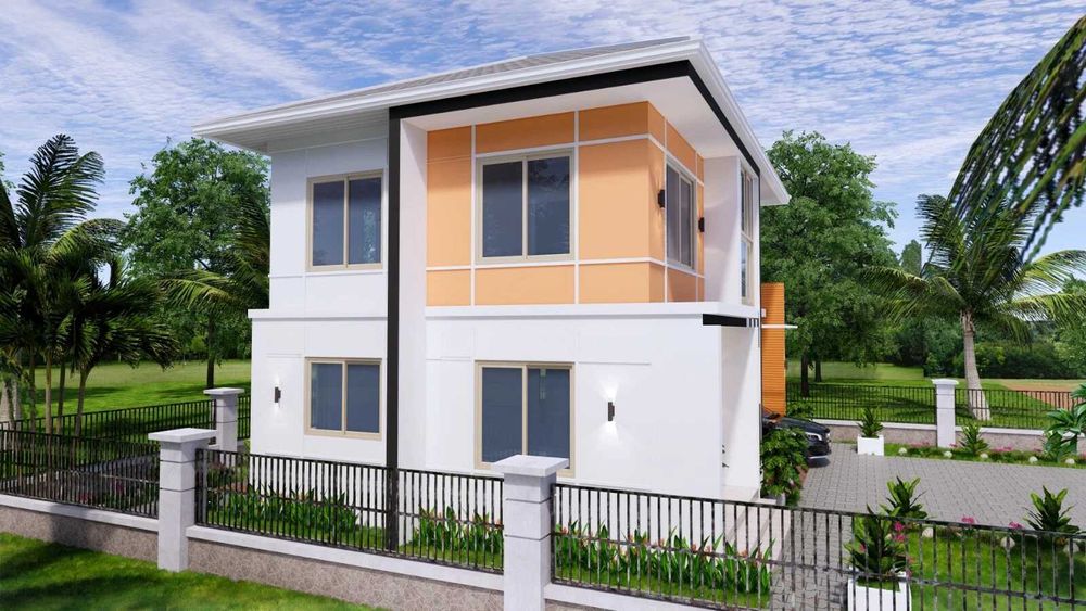 НА ИЗПЛАЩАНЕ - Двуетажна сглобяема къща с 4 спални, 156 кв. м