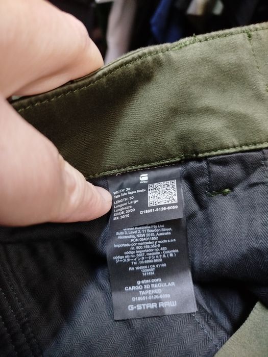 Оригинален панталон G-Star Raw Cargo 3D Tapered W30 W31 W32 W33