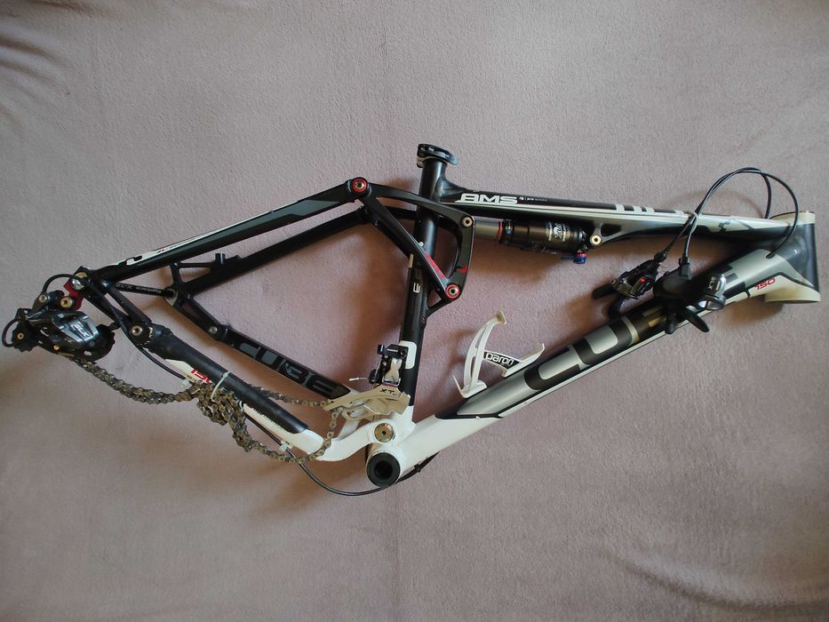 Cadru Cube full suspension AMS 150 HPA roata ghidon